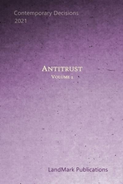 Cover for Landmark Publications · Antitrust (Paperback Book) (2020)
