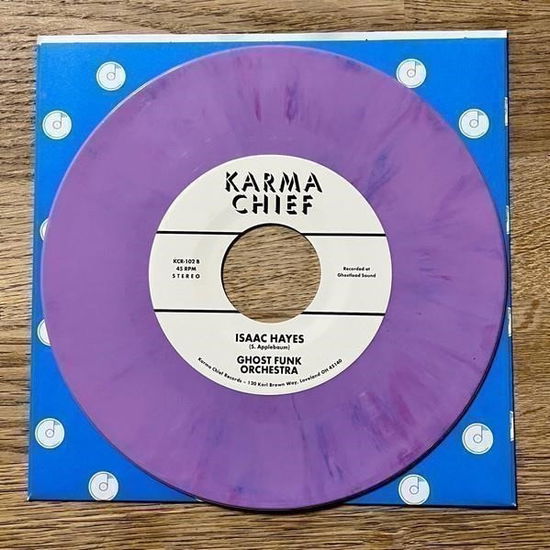 Cover for Ghost Funk Orchestra · Walk Like a Motherfucker / Isaac Hayes (Opaque Purple Vinyl) (7&quot;) (2023)