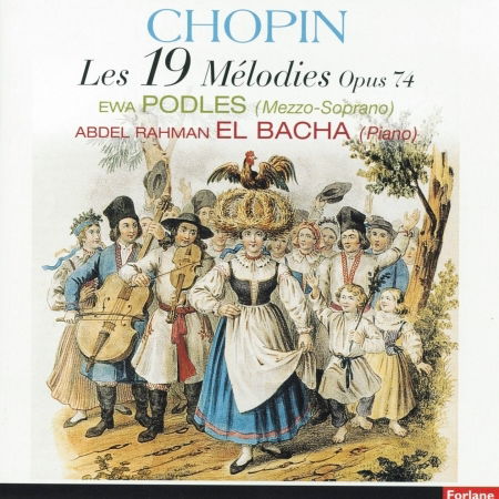Frederic Chopin: Les 19 Melodies Op - Ewa Podles - Musikk - FORLANE - 3399240167954 - 10. juli 2007
