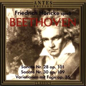 Cover for Beethoven / Hoericke,freidrich · Friedrich Horicke Plays Pn Son Nos 28 &amp; 30 (CD) (1995)