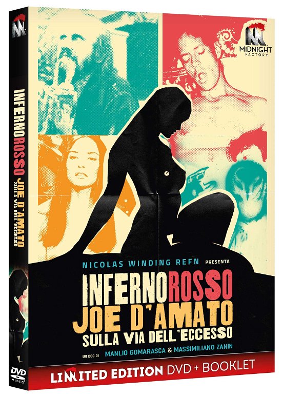 Cover for Inferno Rosso: Joe D'amato Sul · Inferno Rosso: Joe D'Amato Sulla Via Dell'Eccesso (Dvd+Booklet) (DVD) (2023)