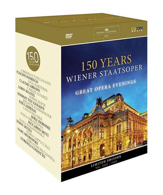 Cover for Thielemann,christian / Abbado,claudio / Maazel · 150 Years Weiner Staatsoper: Great Opera Evenings (DVD) [Limited edition] (2019)