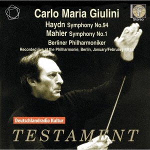 Haydn: Symphony No.94 / Mahler: Symphony No.1 - Carlo Maria Giulini - Music - KING INTERNATIONAL INC. - 4909346027954 - March 17, 2022