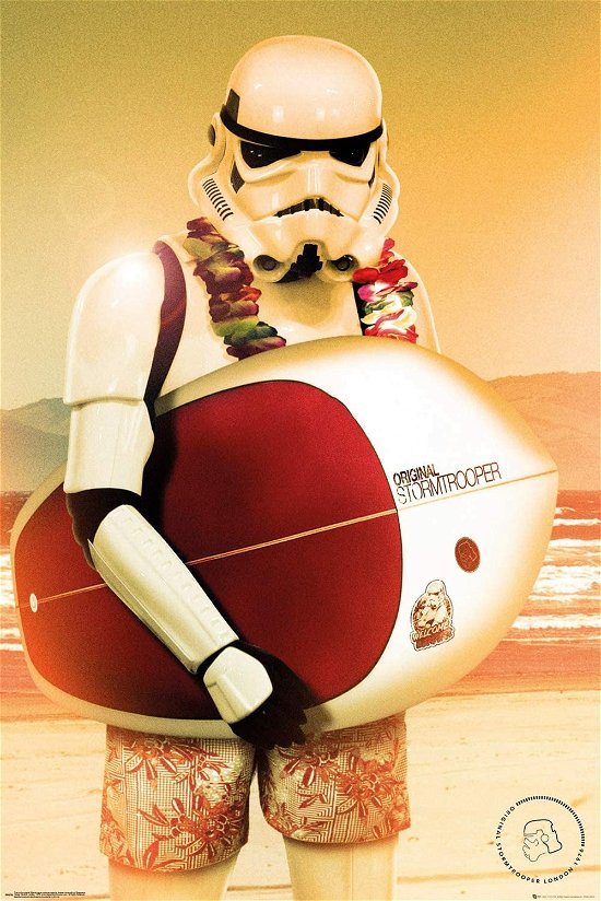Star Wars: Gb Eye - Stormtrooper - Surf (Poster Maxi 61x91,5 Cm) - Poster - Maxi - Merchandise - AMBROSIANA - 5028486418954 - 1. oktober 2019