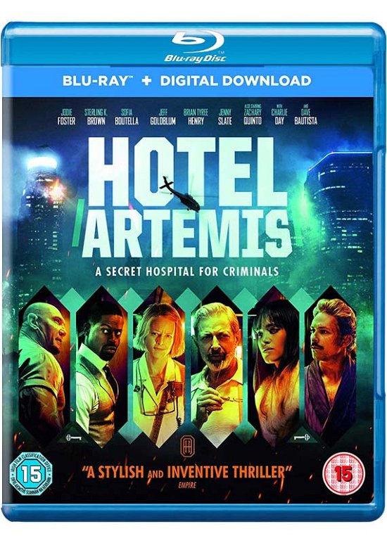 Cover for Hotel Artemis Bds · Hotel Artemis (Blu-ray) (2018)