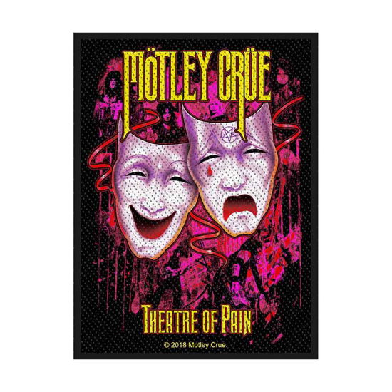 Motley Crue Standard Woven Patch: Theatre of Pain - Mötley Crüe - Produtos - PHD - 5055339789954 - 19 de agosto de 2019