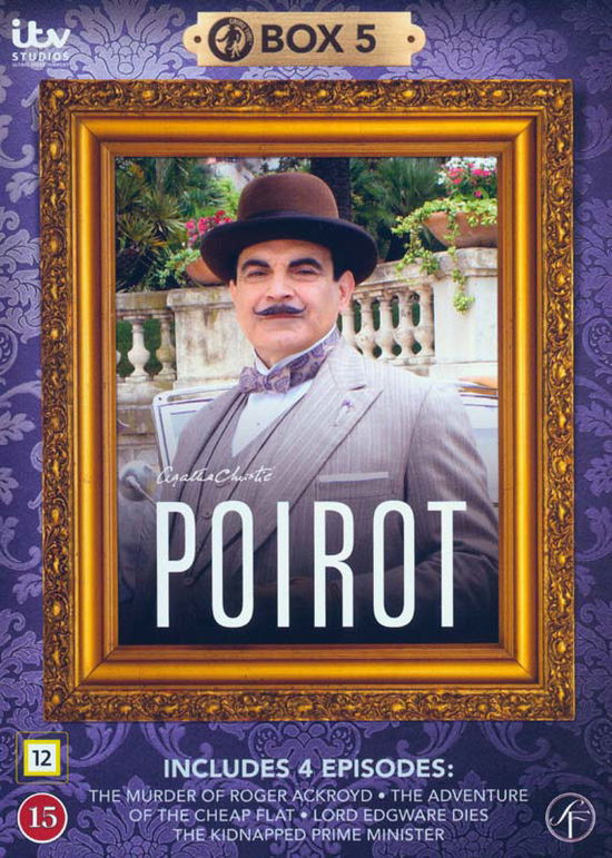 Poirot Box 5, 2009 - Agatha Christie - Películas - SF - 7333018001954 - 23 de junio de 2010