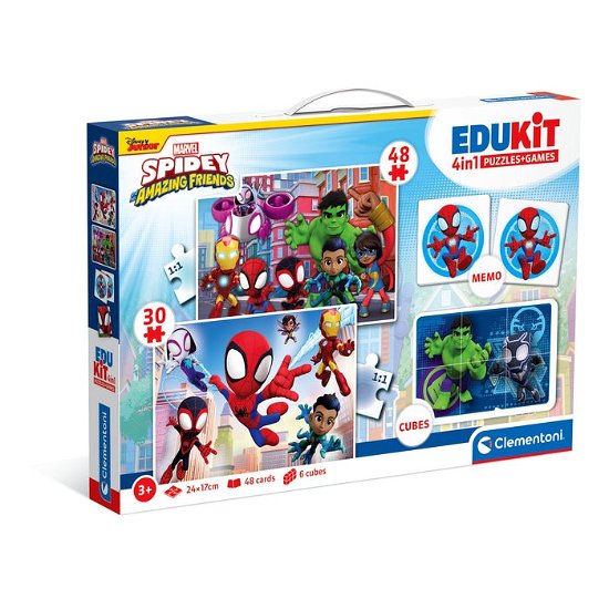 EDUKIT 4in1 Spidey - Clementoni - Board game -  - 8005125182954 - March 24, 2024