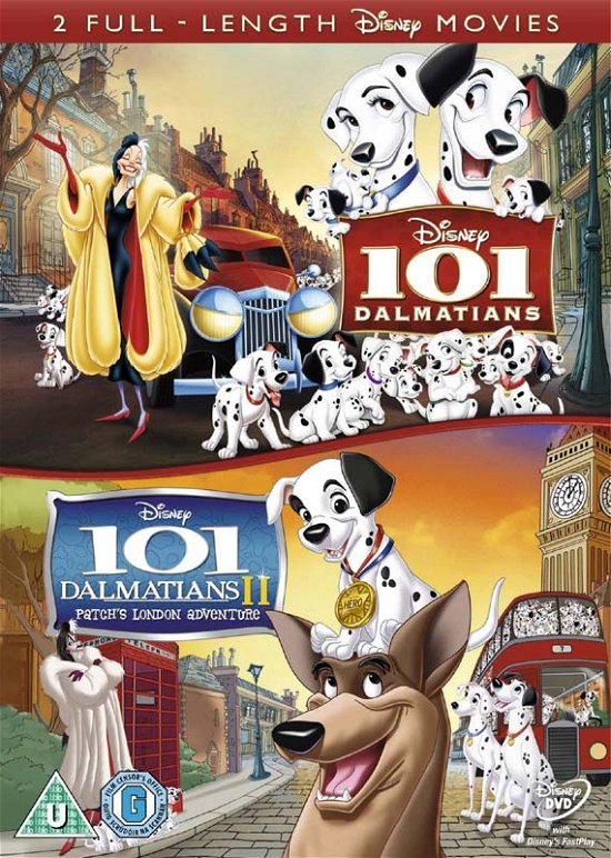 101 Dalmatians / 101 Dalmatians II Patchs London Adventure -  - Filmes - Walt Disney - 8717418367954 - 3 de setembro de 2012