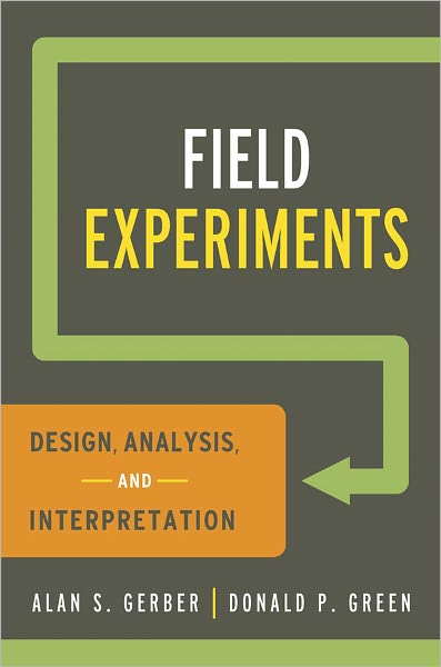 Cover for Gerber, Alan S. (Yale University) · Field Experiments: Design, Analysis, and Interpretation (Pocketbok) (2012)