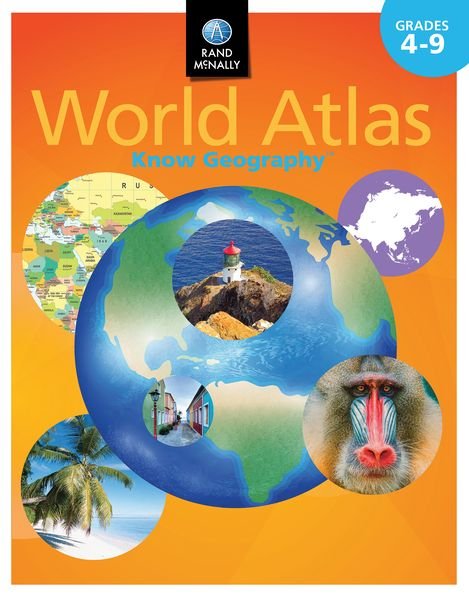 Cover for Rand McNally · Know GeographyTM World Atlas Grades 4-9 (Taschenbuch) (2018)
