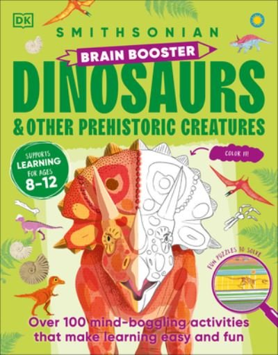 Cover for Dk · Brain Booster Dinosaurs and Other Prehistoric Creatures (Book) (2024)