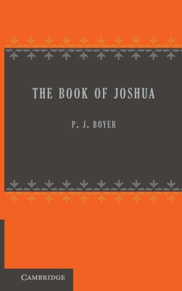 Cover for P J Boyer · The Book of Joshua (Taschenbuch) (2014)