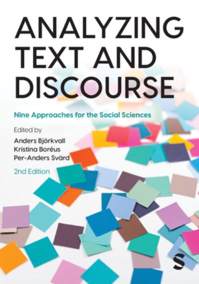 Cover for Anders Bjorkvall · Analyzing Text and Discourse: Nine Approaches for the Social Sciences (Paperback Book) [2 Revised edition] (2024)