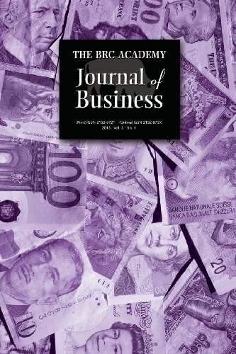 Cover for Brc · The Brc Academy Journal of Business: Volume 3, Number 1 (Paperback Book) (2013)