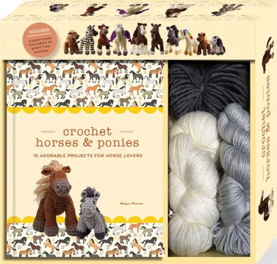 Cover for Megan Kreiner · Crochet Horses &amp; Ponies: 10 Adorable Projects for Horse Lovers - Crochet Kits (Book) (2019)