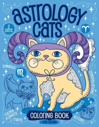 Cover for Jen Racine · Astrology Cats Coloring Book (Paperback Book) (2019)