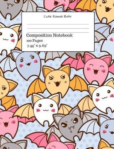 Cover for 1570 Publishing · Cute Kawaii Bats Composition Notebook (Taschenbuch) (2018)