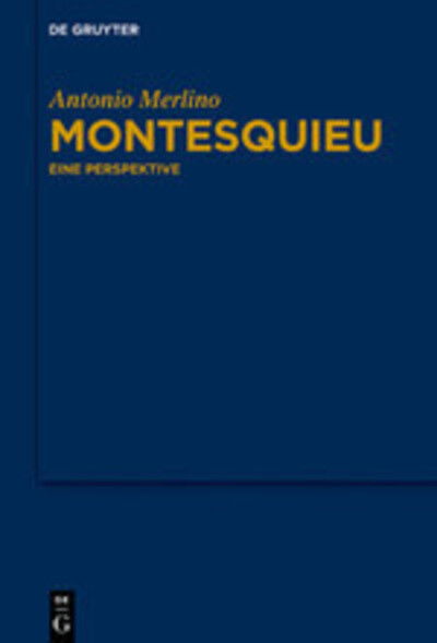 Montesquieu - Merlino - Livros -  - 9783110672954 - 16 de dezembro de 2019