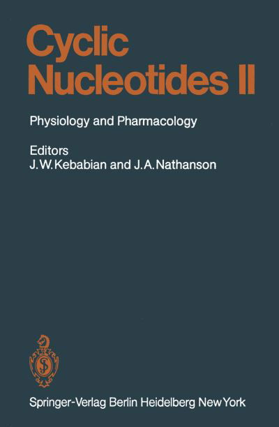 Cover for P D Kebabian · Cyclic Nucleotides: Part II: Physiology and Pharmacology - Handbook of Experimental Pharmacology (Paperback Book) [Softcover reprint of the original 1st ed. 1982 edition] (2011)