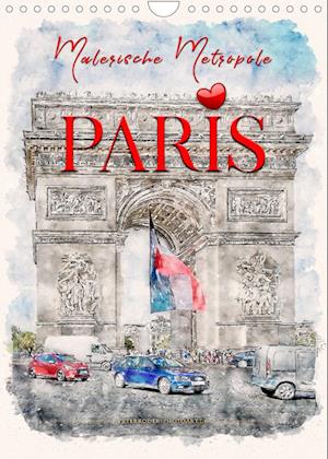 Cover for Peter Roder · Paris - malerische Metropole (Wandkalender 2022 DIN A4 hoch) (Calendar) (2021)