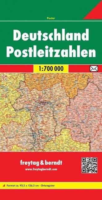 Cover for Germany Post Codes Map 1:700 000 (Landkarten) (2014)
