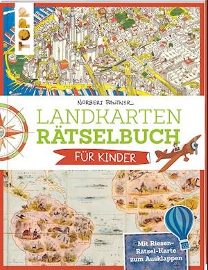 Cover for Norbert Pautner · Landkartenrätselbuch für Kinder (Pocketbok) (2021)