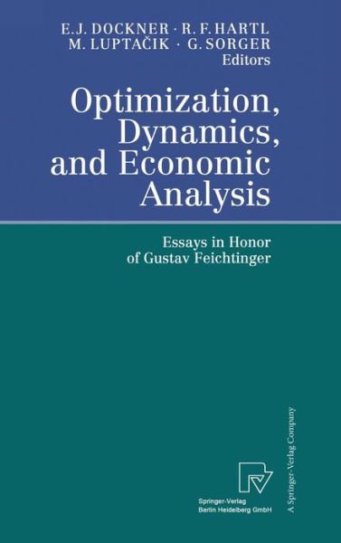 Cover for Optimization, Dynamics and Economic Analysis (Hardcover Book) (2000)