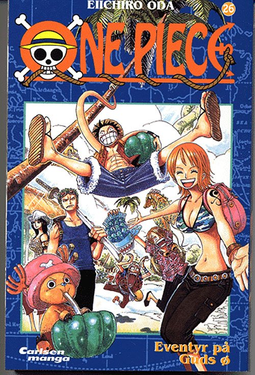 Cover for Eiichiro Oda · One Piece.¤Carlsen manga., 26: One Piece 26 - Eventyr på Guds ø (Heftet bok) [1. utgave] (2005)