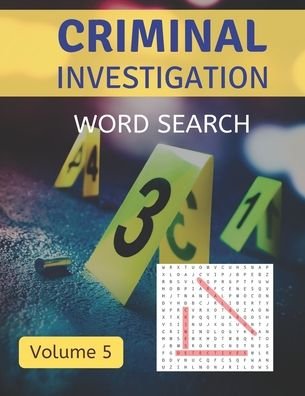 Cover for Mysterious Crime Publications · Criminal Investigation Word Search (Volume 5) (Paperback Bog) (2020)