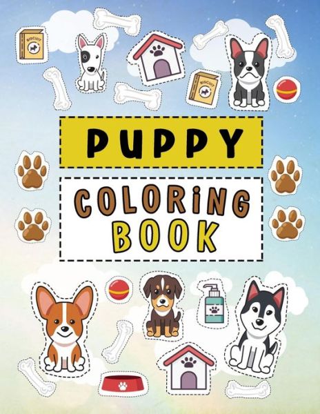 Cover for Magic Coloring · Puppy Coloring Book (Paperback Book) (2021)