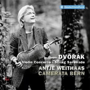 Cover for Antje Weithaas &amp; Camerata Bern · Dvořák: Violin Concerto &amp; String Serenade (CD) (2025)