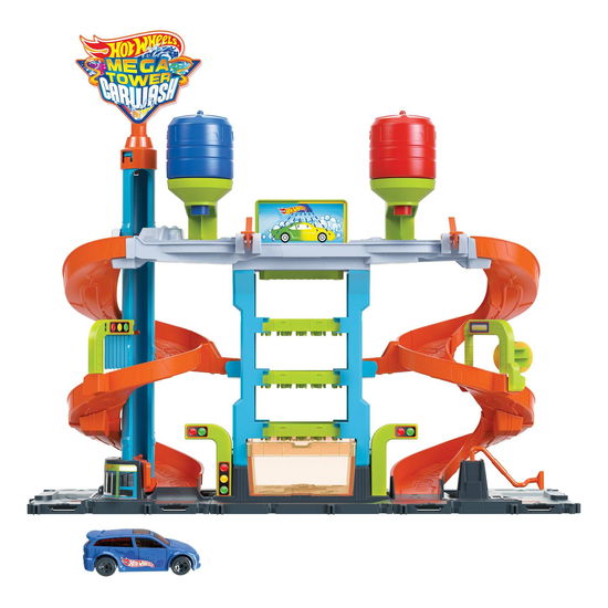 Cover for Hot Wheels · Hot Wheels City Mega Tower Autowasserette (Toys)