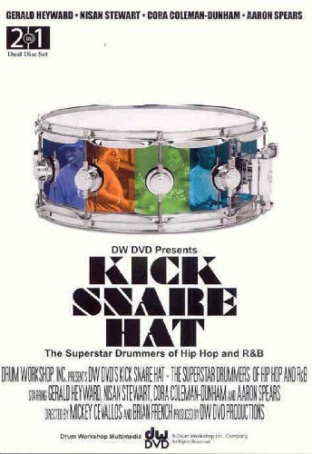 Cover for Kick Snare Hat: Superstar Drummers of Hip Hop R&amp;b · Kick Snare Hat The True Heartbeat Of Hi (DVD) (2008)