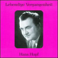Cover for Wagner / Beethoven / Hopf · Hans Hopf (CD) (2008)
