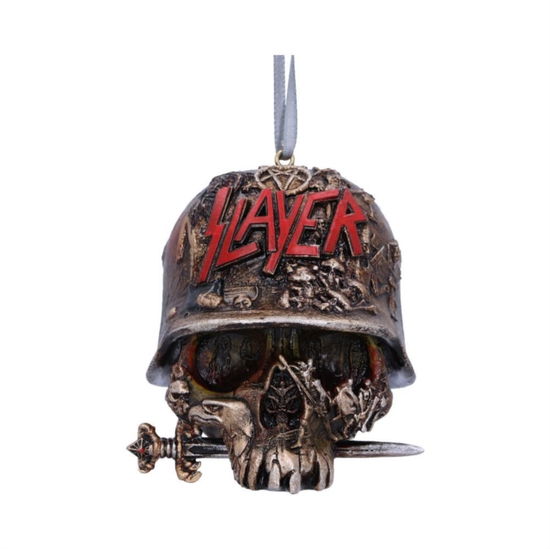 Slayer Skull Hanging Ornament 8Cm - Slayer - Fanituote - SLAYER - 0801269146955 - maanantai 22. elokuuta 2022