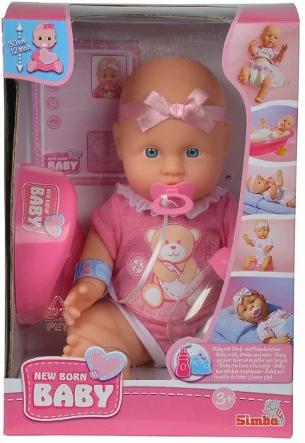 Cover for New Born Baby · New Born Baby Pop met Accessoires 4dlg. (Spielzeug) (2019)
