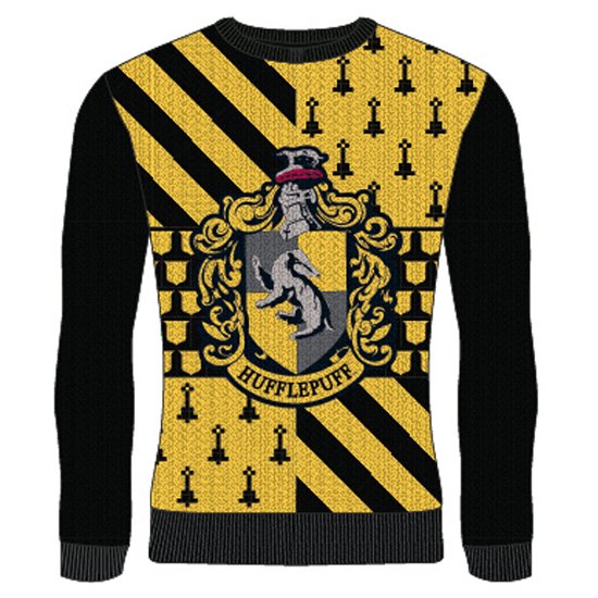 Cover for Harry Potter · HARRY POTTER - Hufflepuff - Christmas Jumper (Spielzeug) [size M]