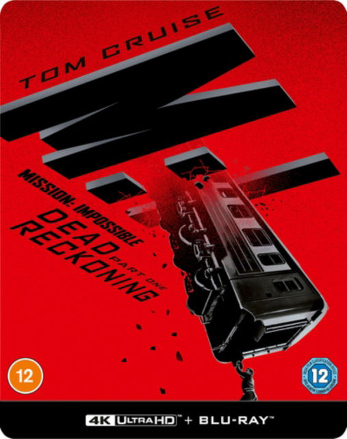 Cover for Christopher McQuarrie · Mission Impossible 7 - Dead Reckoning Part 1 Limited Edition Steelbook (Red Artwork) (4K UHD Blu-ray) (2023)