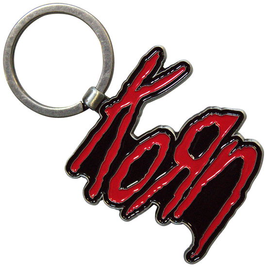 Korn Keychain: Red Logo - Korn - Produtos -  - 5056737266955 - 22 de julho de 2024