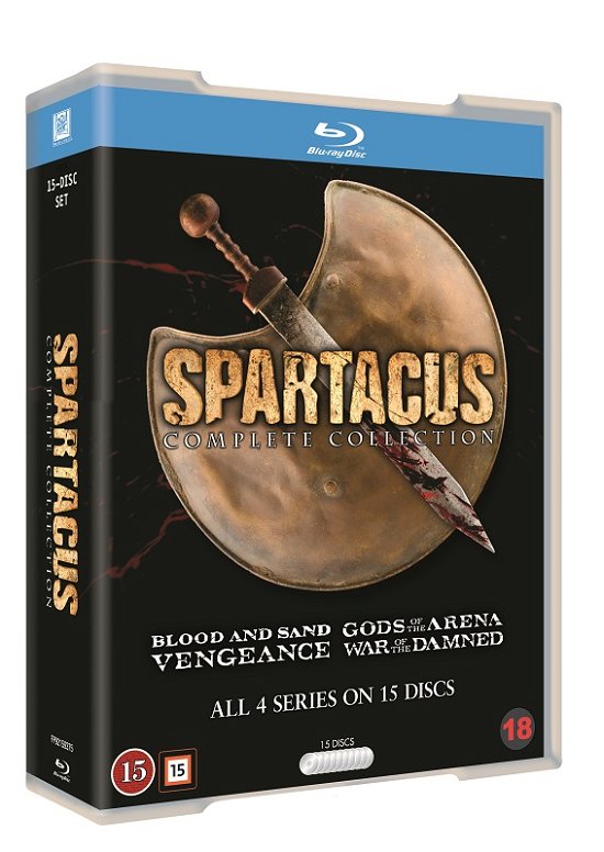 Cover for Spartacus · Spartacus - Complete Collection (Blu-ray) (2017)