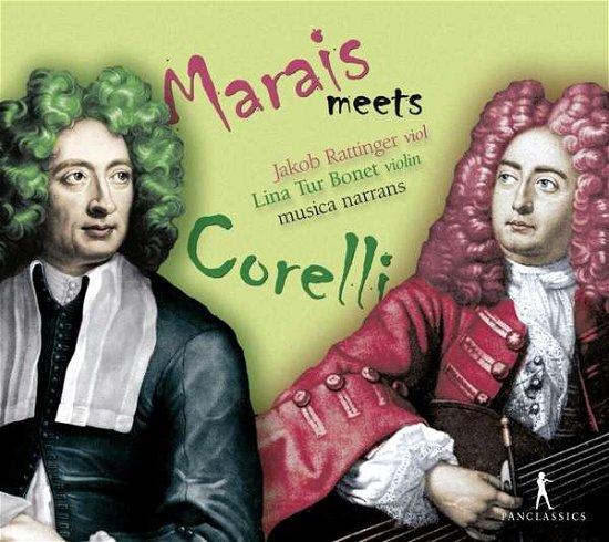 Cover for Corelli / Rattinger / Ensemble Musica Narrans · Marais Meets Corelli (CD) (2019)