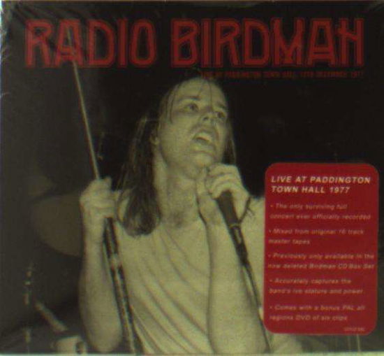 Cover for Radio Birdman · Live At Paddington Town Hall 1977 (CD) (2015)