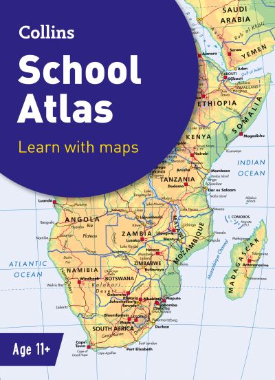 Cover for Collins Maps · Collins School Atlas: Ideal for Learning at School and at Home - Collins School Atlases (Pocketbok) [6 Revised edition] (2022)