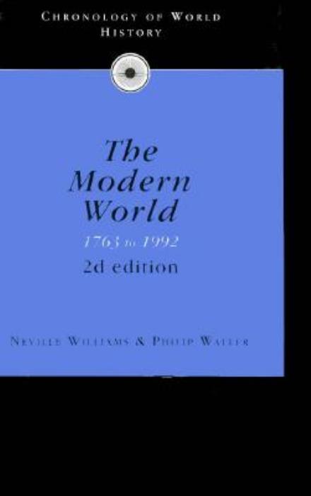 Chronology of the Modern World, 1763 to 1992: the Modern World: 1763-1992 - P. J. Waller - Books - Simon & Schuster - 9780133266955 - September 1, 1994