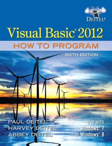 Cover for Abbey Deitel · Visual Basic 2012 How to Program (6th Edition) (Paperback Book) (2013)