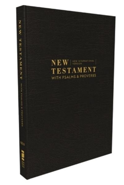 Cover for Zondervan · NIV, New Testament with Psalms and Proverbs, Pocket-Sized, Paperback, Black, Comfort Print (Bog) (2024)