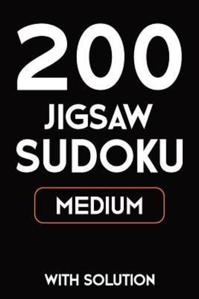 Cover for Tewebook Sudoku Puzzle · 200 Jigsaw Sudoku Medium With Solution (Paperback Book) (2019)