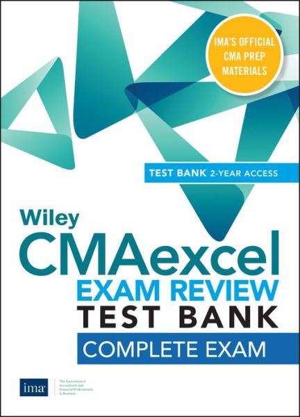 Cover for Ima · Wiley CMAexcel Learning System Exam Review 2020 Test Bank: Complete Exam (2-year access) (Pocketbok) (2019)