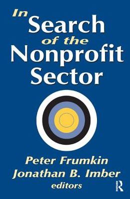 Cover for Peter Frumkin · In Search of the Nonprofit Sector (Hardcover Book) (2017)